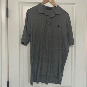 Heather Grey Polo
